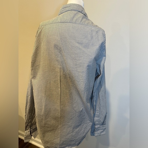 Zara Men Striped Button down - Picture 3 of 11